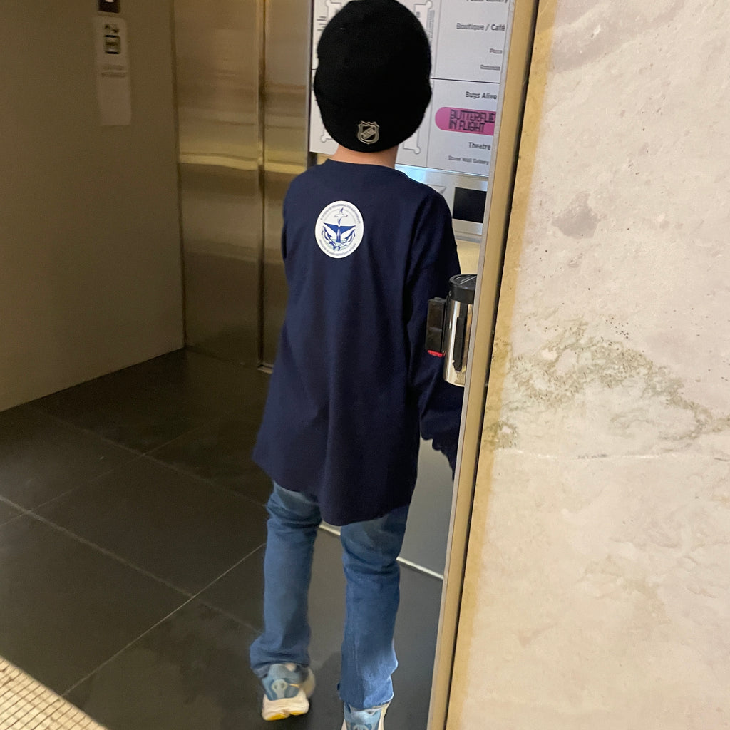 Kids Shark Explorer Long-Sleeve Shirt