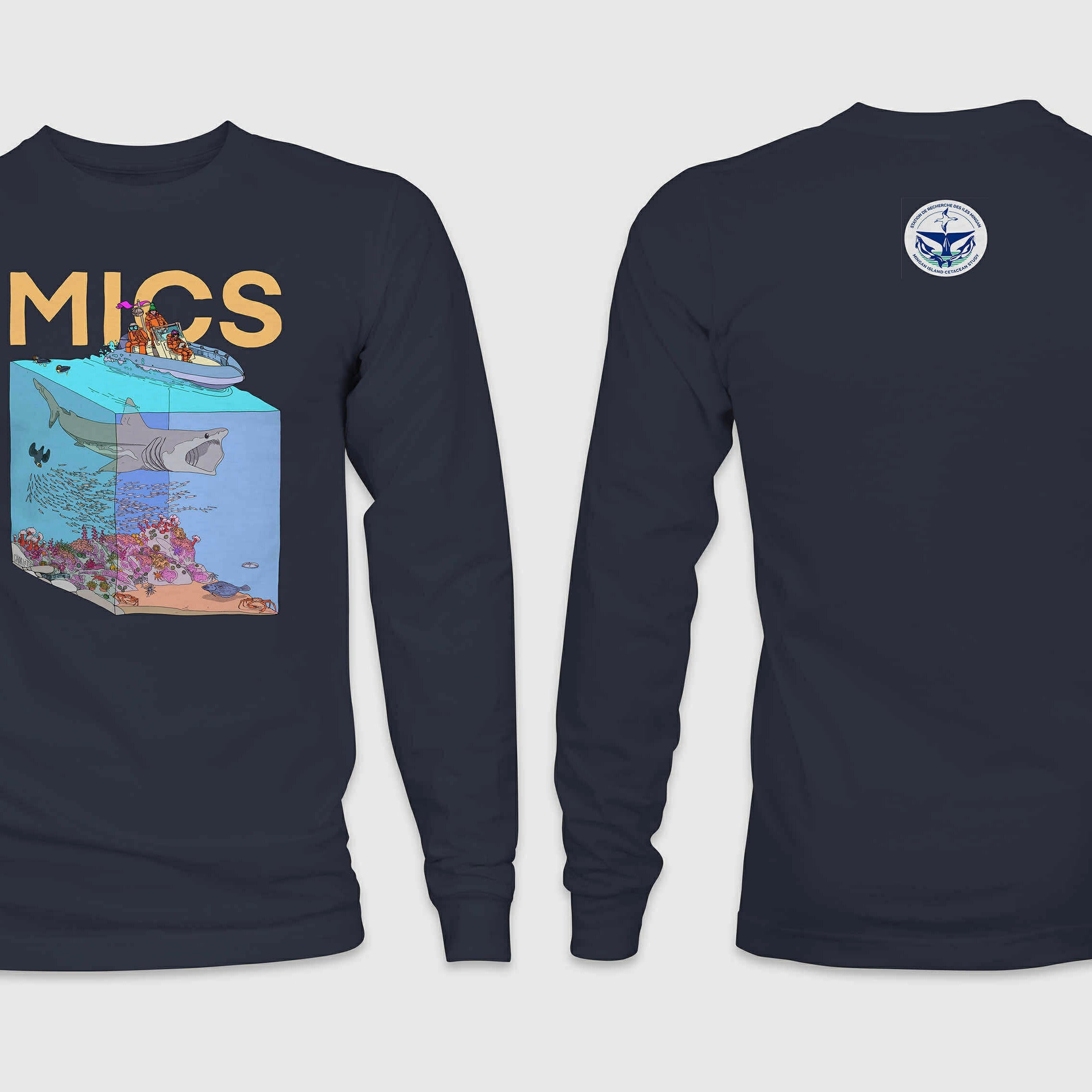 Kids Shark Explorer Long-Sleeve Shirt