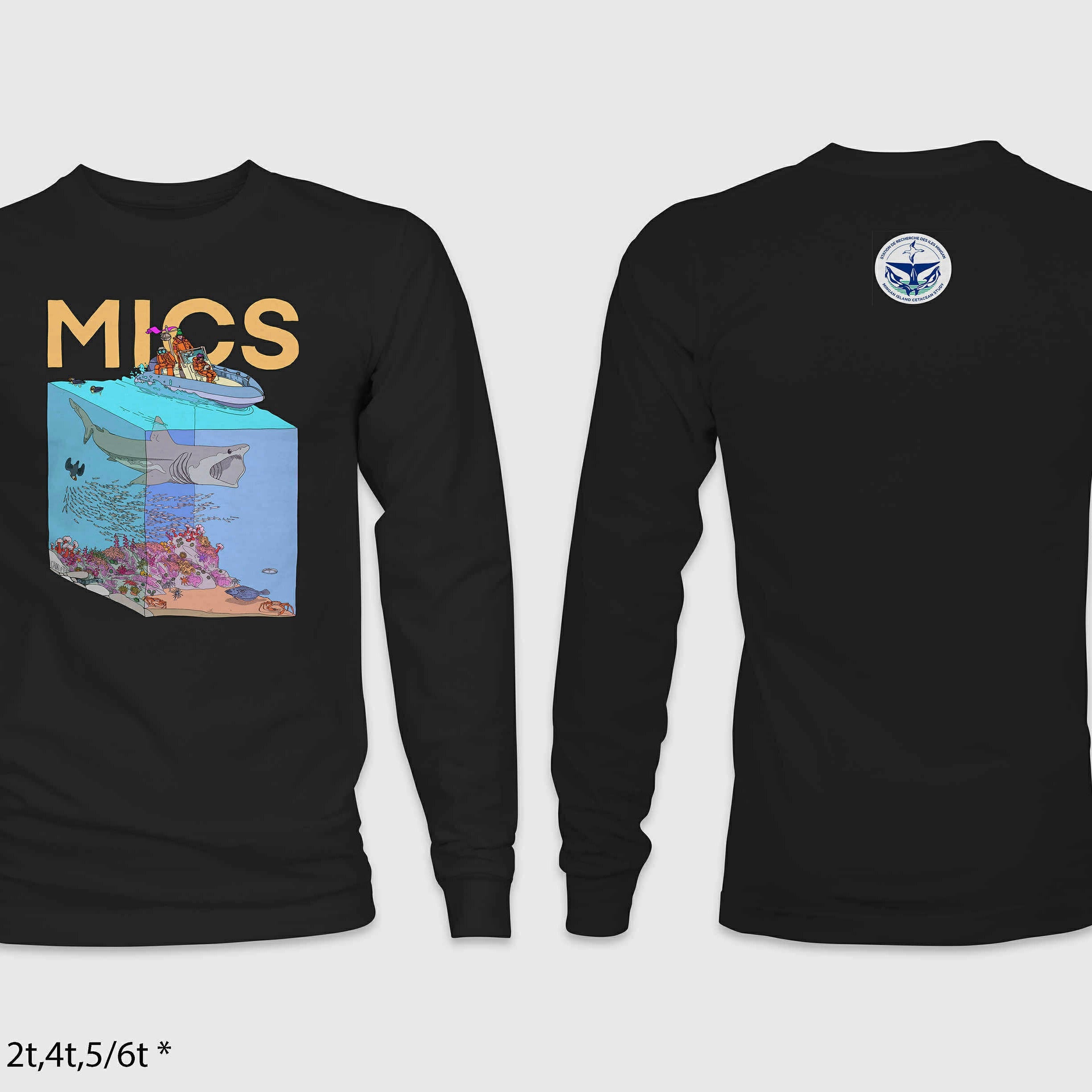 Kids Shark Explorer Long-Sleeve Shirt